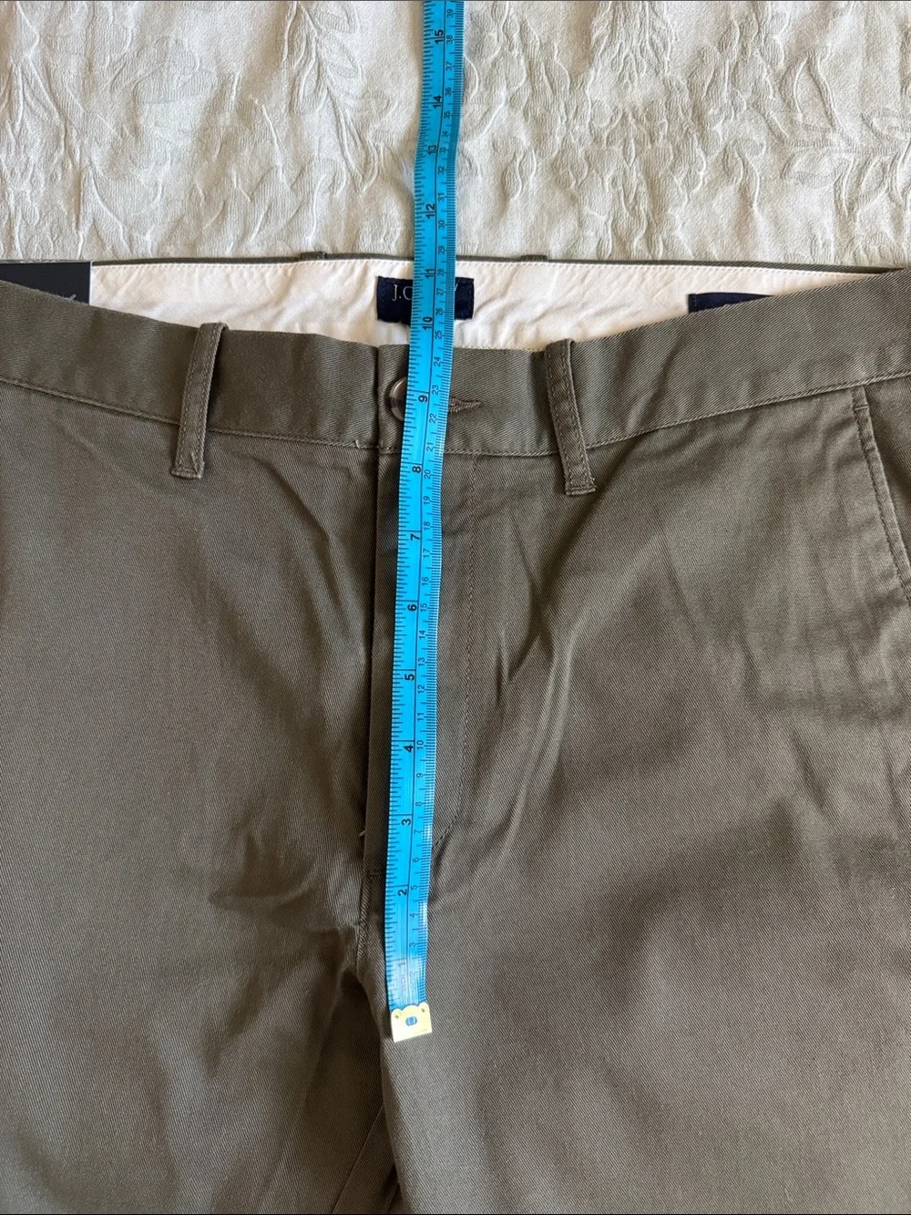 J. Crew Olive Slim Straight Chinos